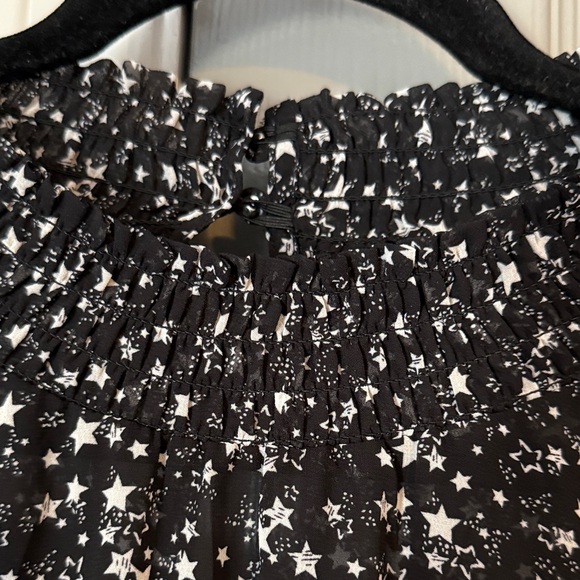Torrid Black and White Starry Night Fully Lined Midi Dress - Picture 4 of 13